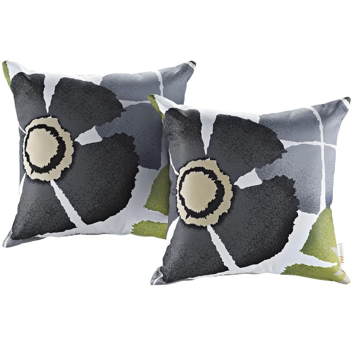 Modway Two Piece Outdoor Patio Pillow Set