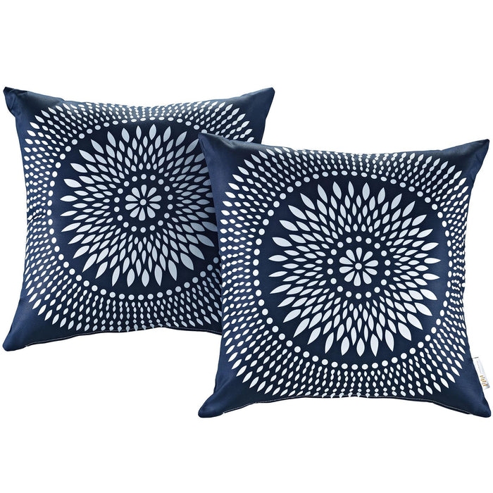 Modway Two Piece Outdoor Patio Pillow Set