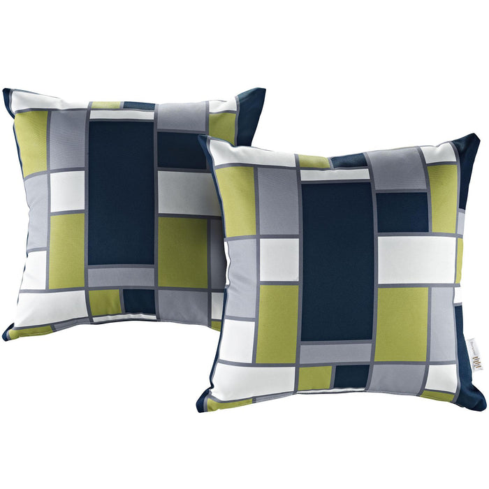 Modway Two Piece Outdoor Patio Pillow Set