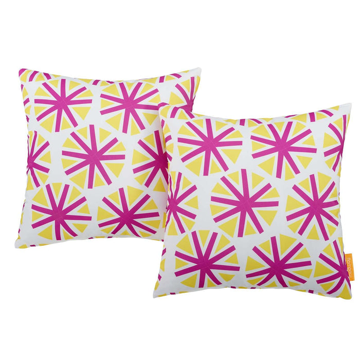 Modway Two Piece Outdoor Patio Pillow Set