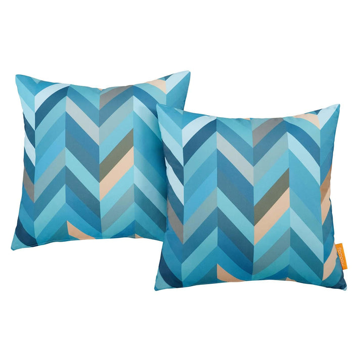 Modway Two Piece Outdoor Patio Pillow Set