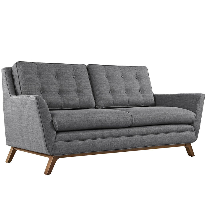 Beguile Upholstered Fabric Loveseat