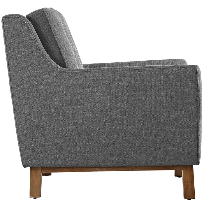 Beguile Upholstered Fabric Loveseat