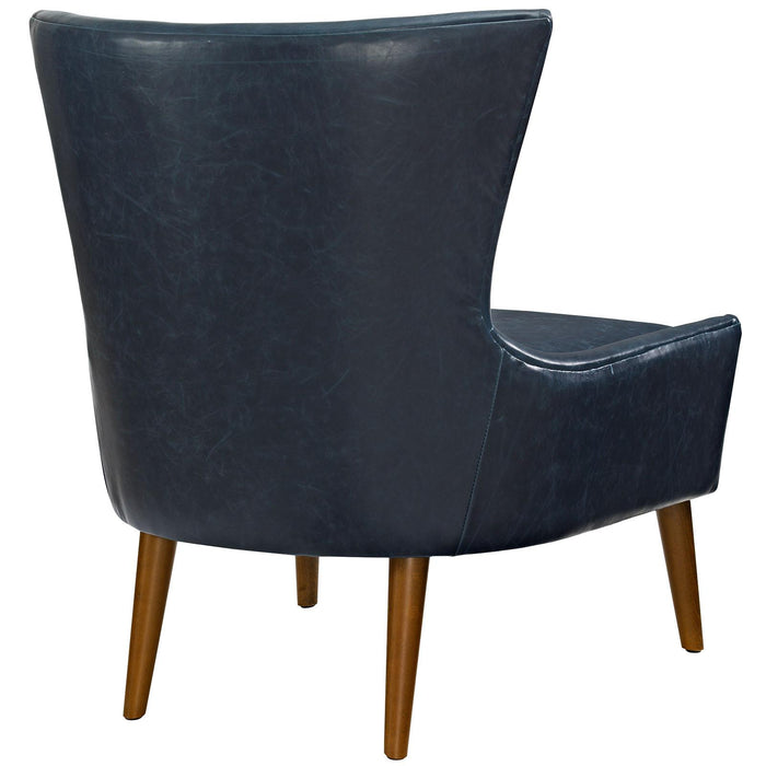 Keen Upholstered Vinyl Armchair