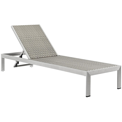 Shore Outdoor Patio Aluminum Rattan Chaise image