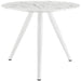 Lippa 36" Round Artificial Marble Dining Table with Tripod Base image