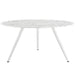 Lippa 60" Round Artificial Marble Dining Table with Tripod Base image
