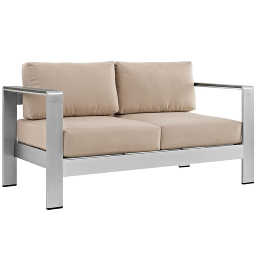 Shore Outdoor Patio Aluminum Loveseat image