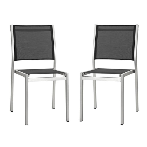 Shore Side Chair Outdoor Patio Aluminum Set of 2 image