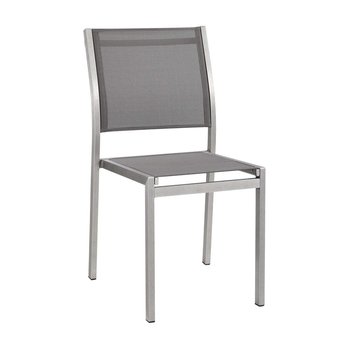 Shore Side Chair Outdoor Patio Aluminum Set of 2