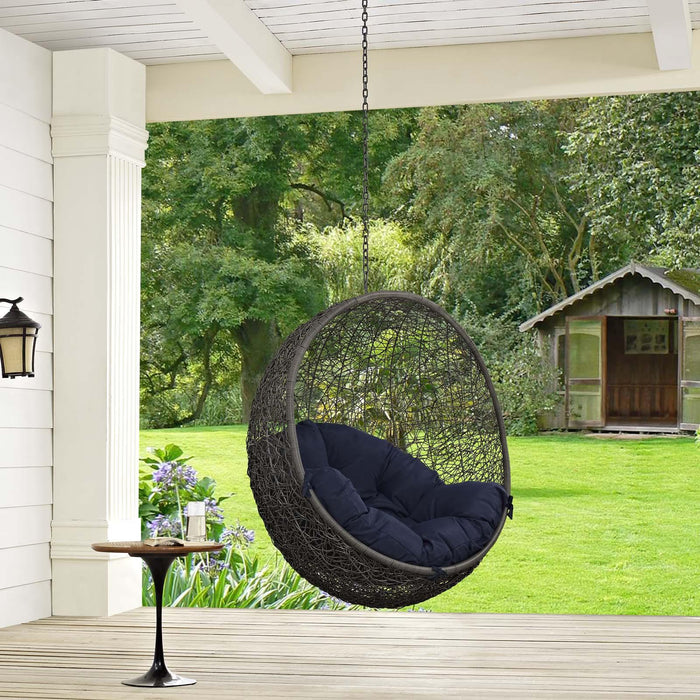 Hide Outdoor Patio Swing Chair Without Stand