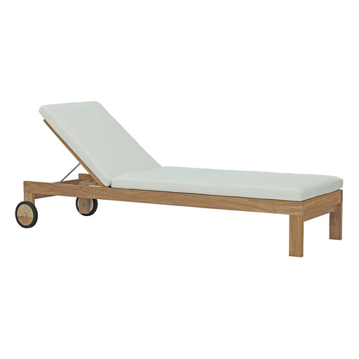 Upland Outdoor Patio Teak Chaise image