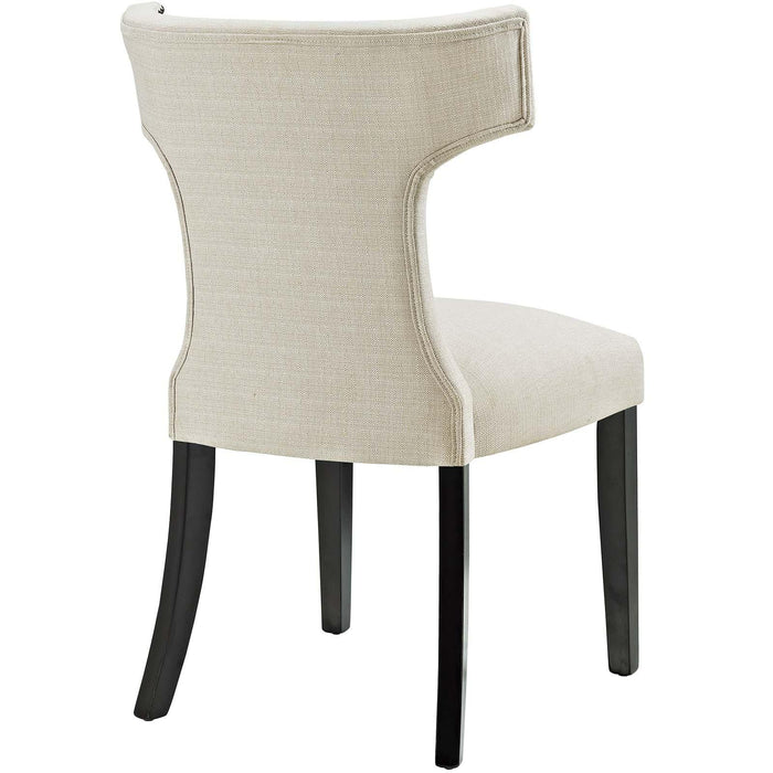 Curve Fabric Dining Chair