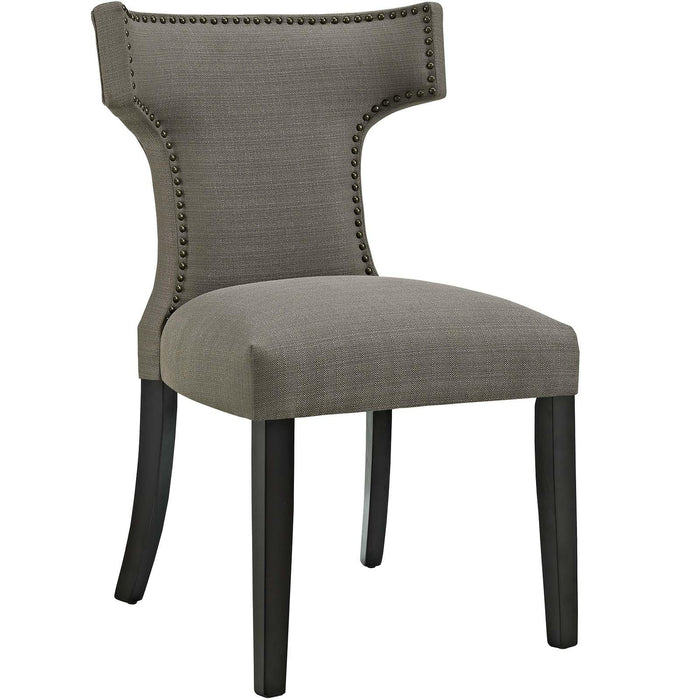 Curve Dining Side Chair Fabric Set of 2