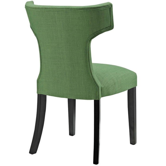 Curve Fabric Dining Chair