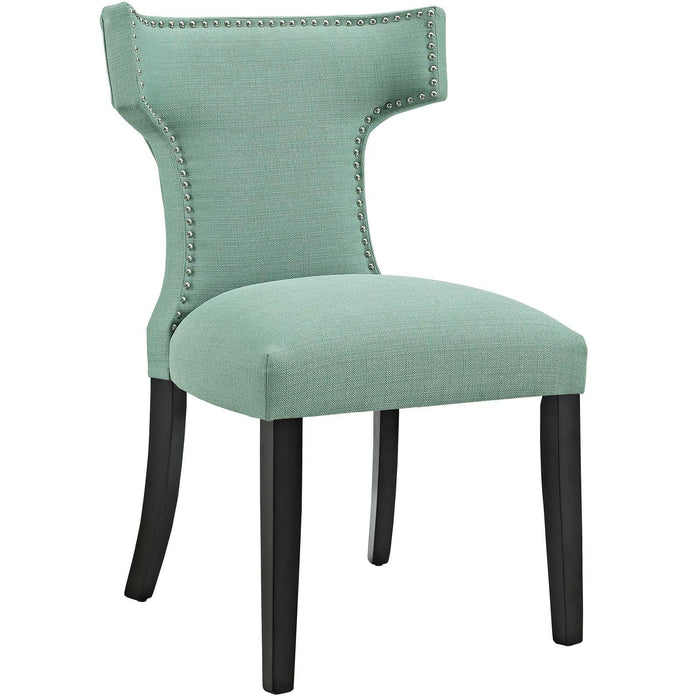 Curve Fabric Dining Chair