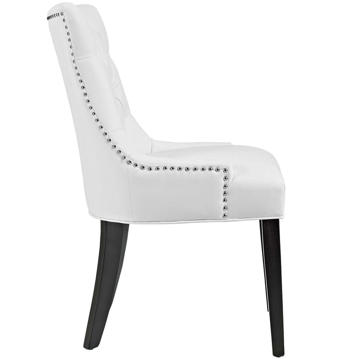 Regent Tufted Faux Leather Dining Chair