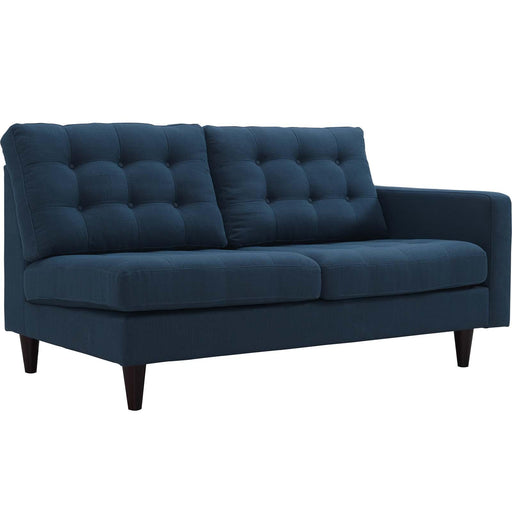 Empress Right-Facing Upholstered Fabric Loveseat image