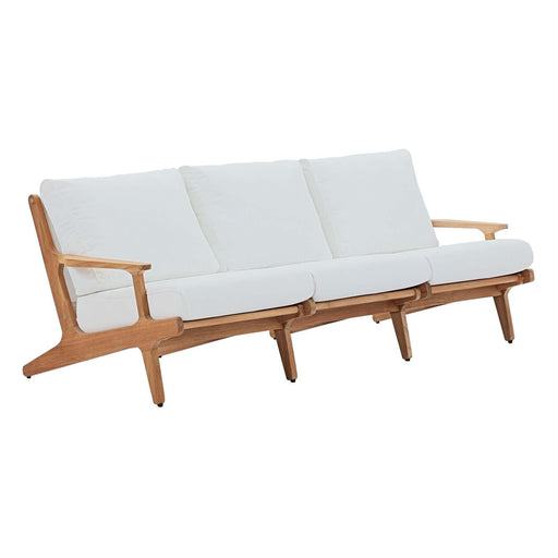 Saratoga Outdoor Patio Premium Grade A Teak Wood Sofa image