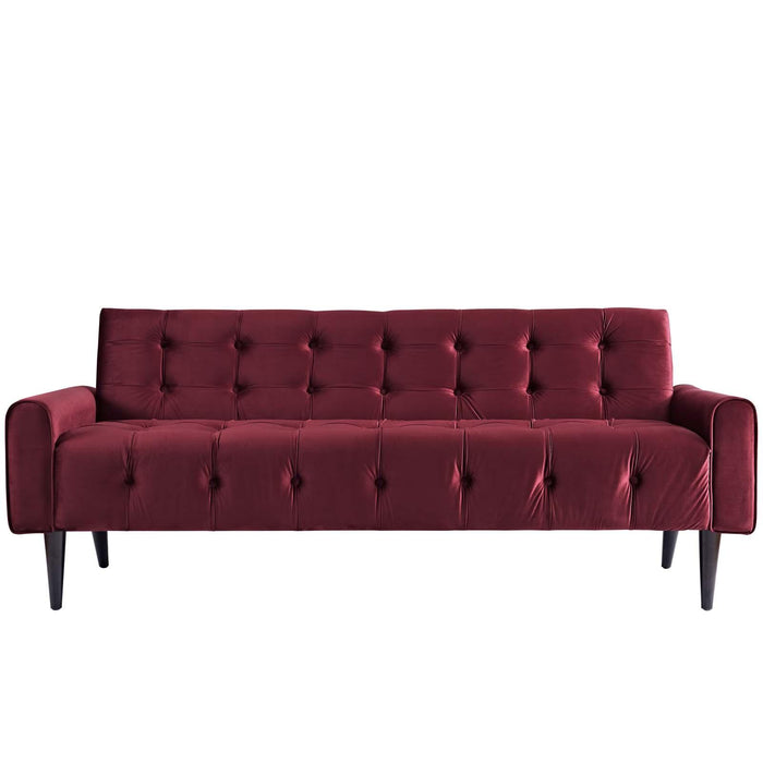 Delve Performance Velvet Sofa