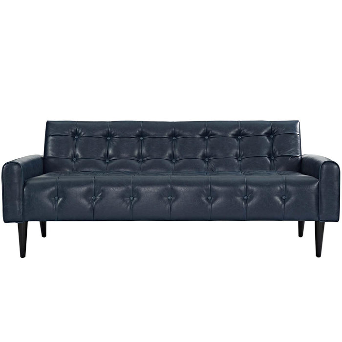 Delve Upholstered Vinyl Sofa
