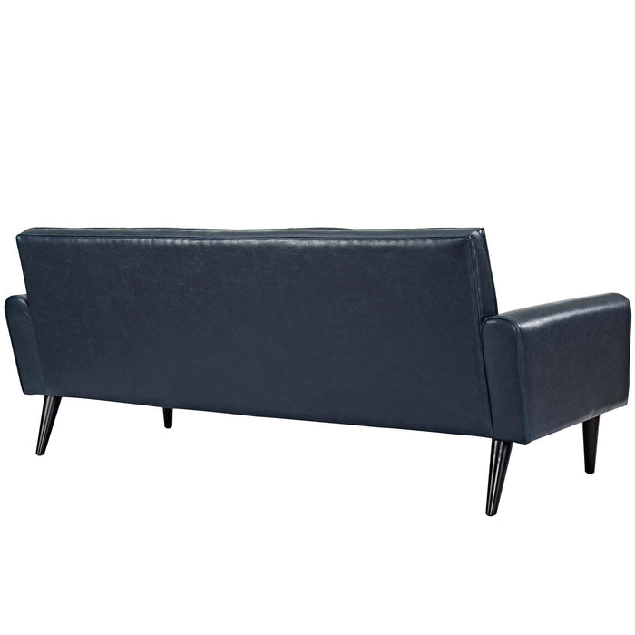 Delve Upholstered Vinyl Sofa