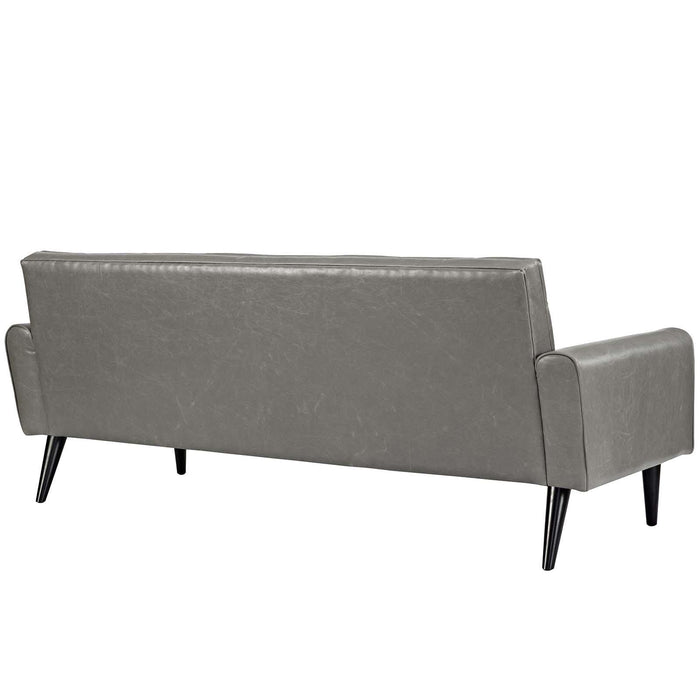 Delve Upholstered Vinyl Sofa