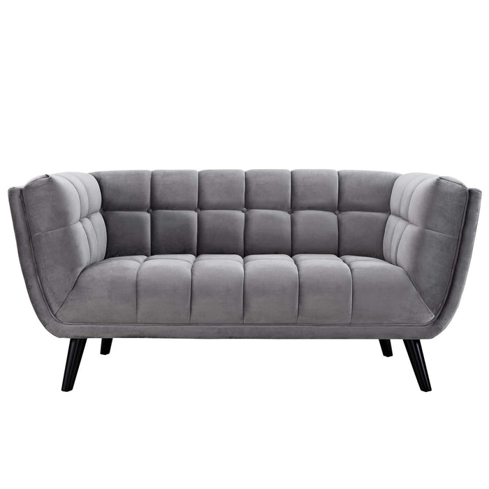 Bestow 3 Piece Performance Velvet Sofa Loveseat and Armchair Set