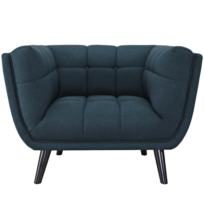 Bestow 2 Piece Upholstered Fabric Armchair Set