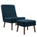 Modify Upholstered Lounge Chair and Ottoman image