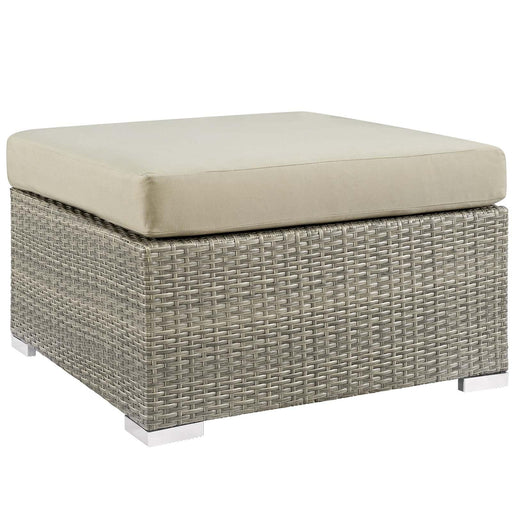 Repose Sunbrella� Fabric Outdoor Patio Ottoman image