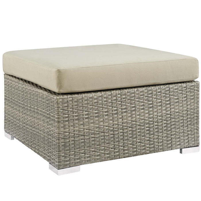 Repose Sunbrella� Fabric Outdoor Patio Ottoman