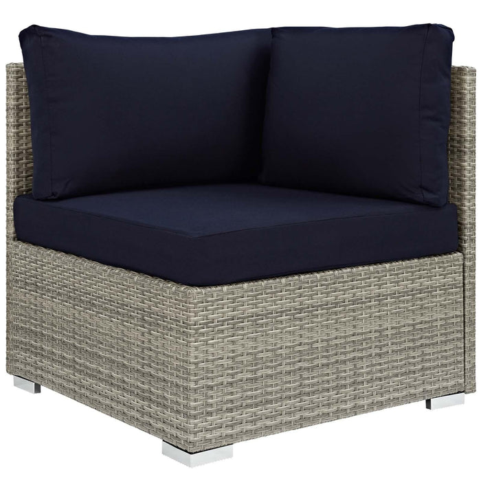 Repose 7 Piece Outdoor Patio Sunbrella� Sectional Set