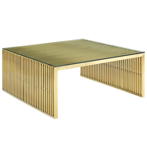 Gridiron Stainless Steel Coffee Table image