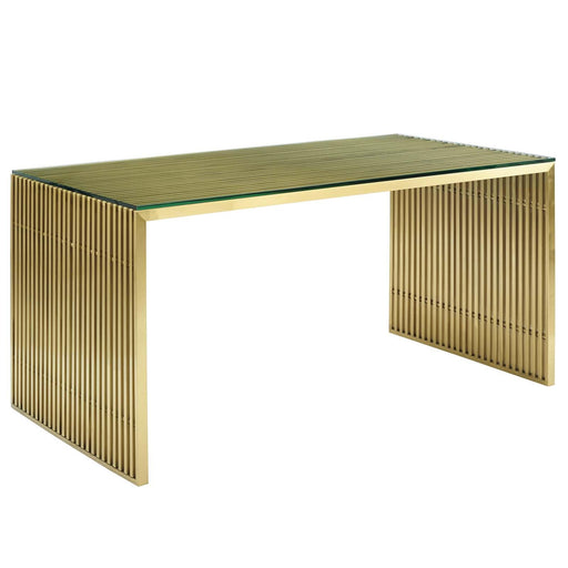 Gridiron Stainless Steel Dining Table image