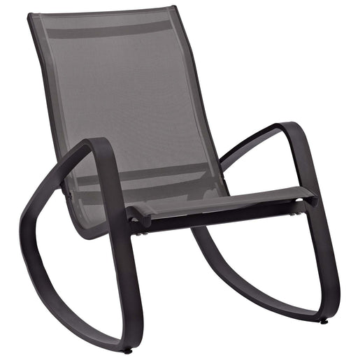 Traveler Rocking Outdoor Patio Mesh Sling Lounge Chair image