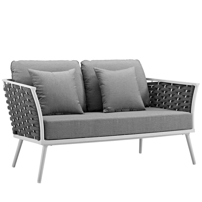 Stance Outdoor Patio Aluminum Loveseat image