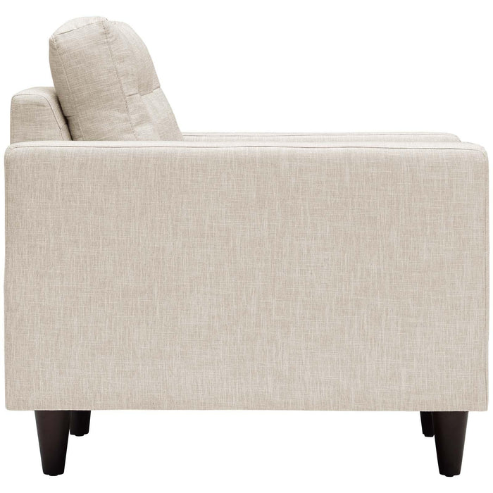 Empress Upholstered Fabric Armchair