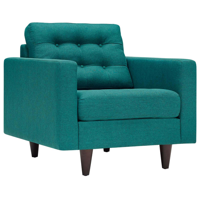 Empress Upholstered Fabric Armchair