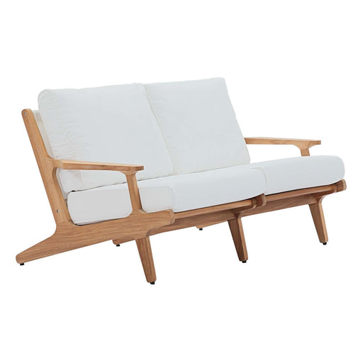 Saratoga Outdoor Patio Teak Loveseat image