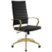 Jive Gold Stainless Steel Highback Office Chair image