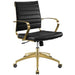 Jive Gold Stainless Steel Midback Office Chair image