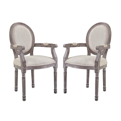 Emanate Dining Armchair Upholstered Fabric Set of 2 image