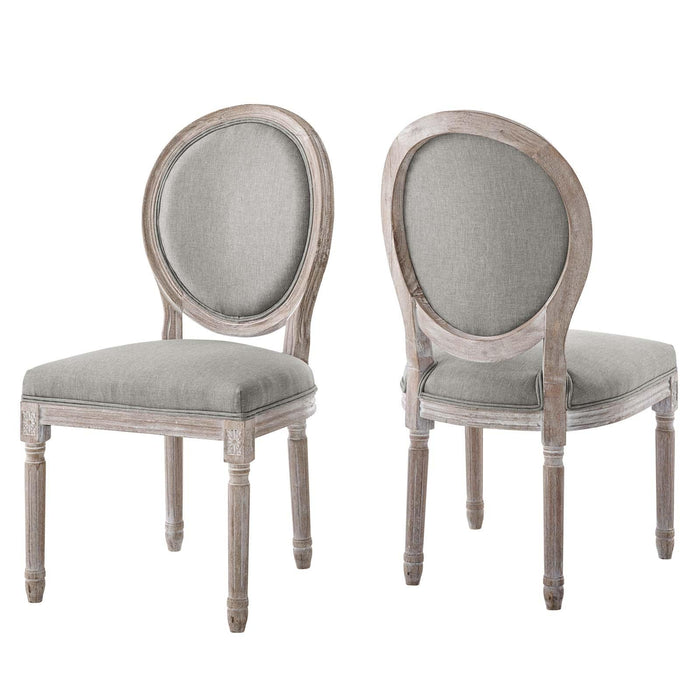 Emanate Dining Side Chair Upholstered Fabric Set of 2