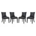 Marquis Dining Chair Faux Leather Set of 4 image