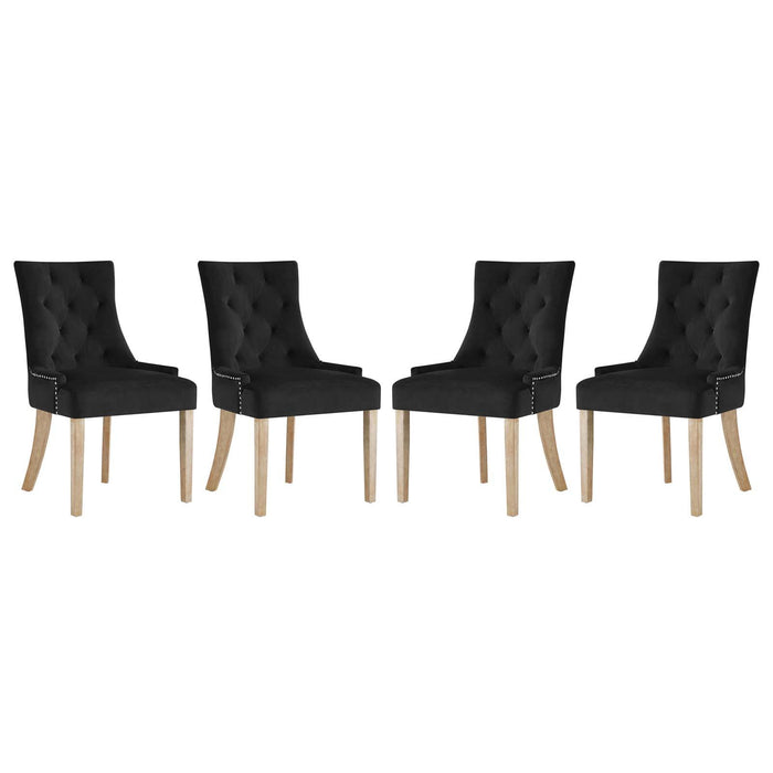 Pose Dining Chair Performance Velvet Set of 4 image