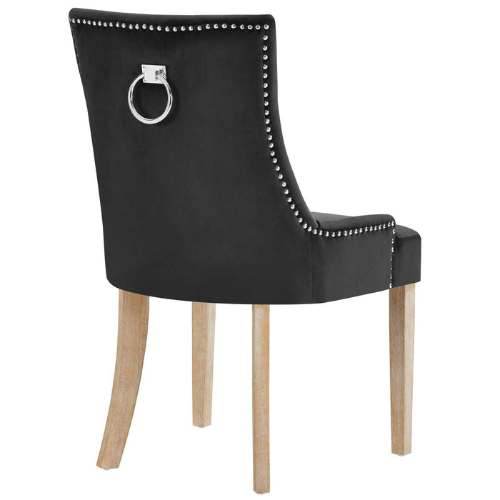 Pose Performance Velvet Dining Chair