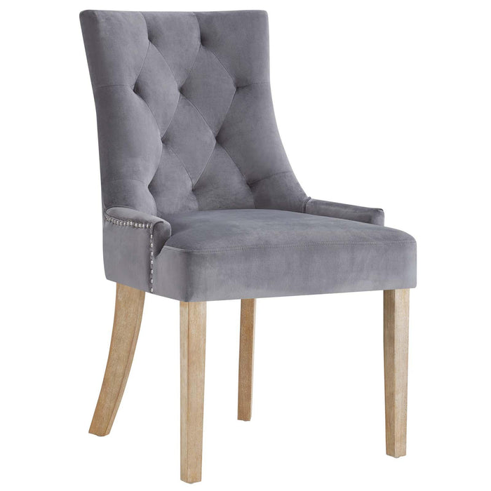 Pose Performance Velvet Dining Chair