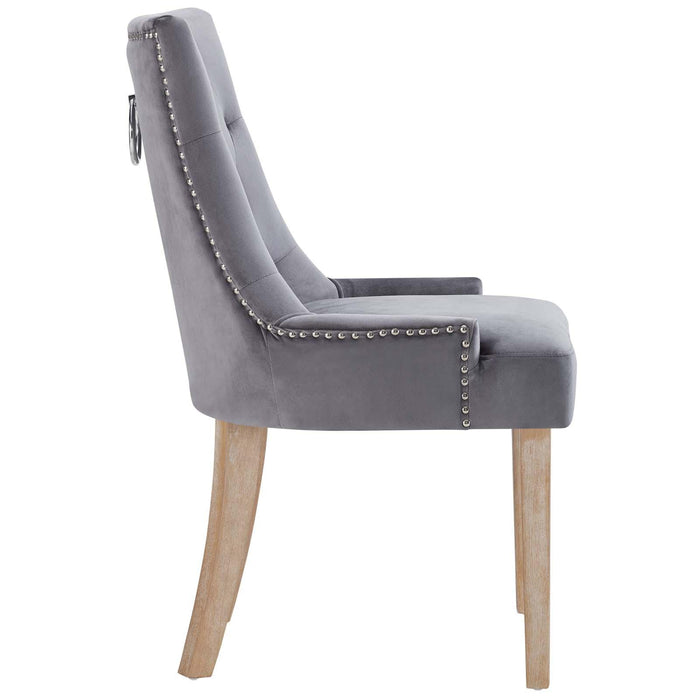 Pose Performance Velvet Dining Chair