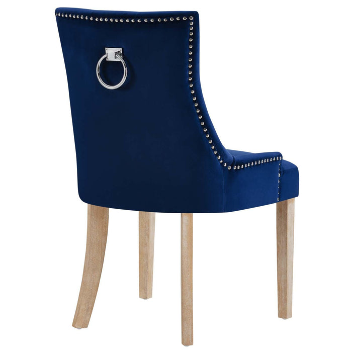 Pose Performance Velvet Dining Chair